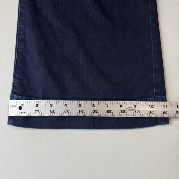 NYDJ Jeans Womens 14 Teresa Wide Leg Trouser Lift Tuck Stretch Dark Wash Denim - Picture 11 of 12